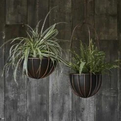 Kensington Tall Hanging Plant Pot - Copper -Plant Supplies Sale Lifestyle Kensington Hanging Plant Pot Copper 30x34cm