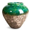 Lindy Jar Plant Pot - Black Green