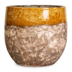 Lindy Plant Pot - Ochre 24 Lindy Plant Pot - Ochre -Plant Supplies Sale Lindy Ochre 30x25cm