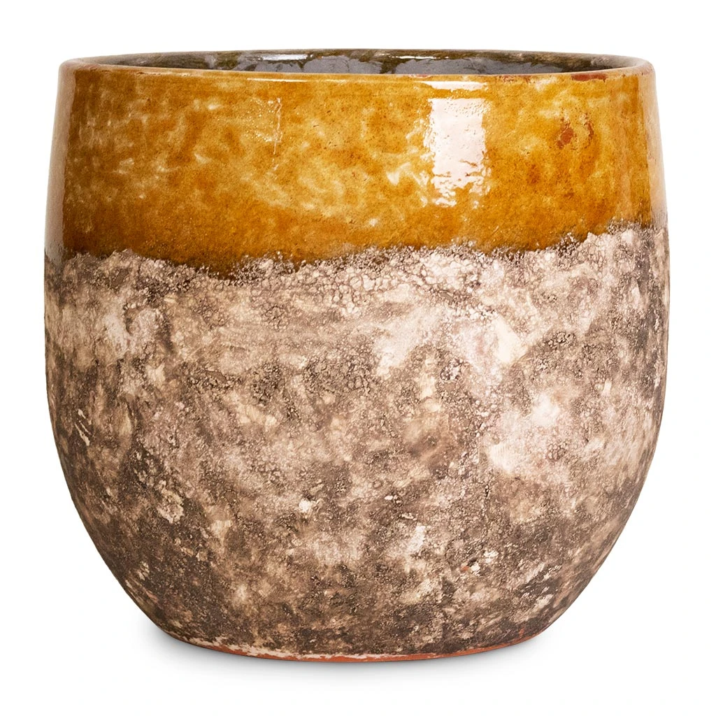 Lindy Plant Pot - Ochre 9 Lindy Plant Pot - Ochre - Image 9