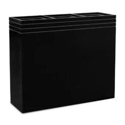 Line-Up Rectangle Planter - Matt Black 10 Line-Up Rectangle Planter - Matt Black -Plant Supplies Sale Line Up Rectangle Planter Matt Black 88x30x75cm