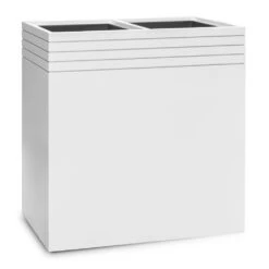 Line-Up Rectangle Planter - Matt White -Plant Supplies Sale Line Up Rectangle Planter Matt White 74x38x75cm