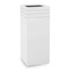 Line-Up Tall Square Planter - Matt White