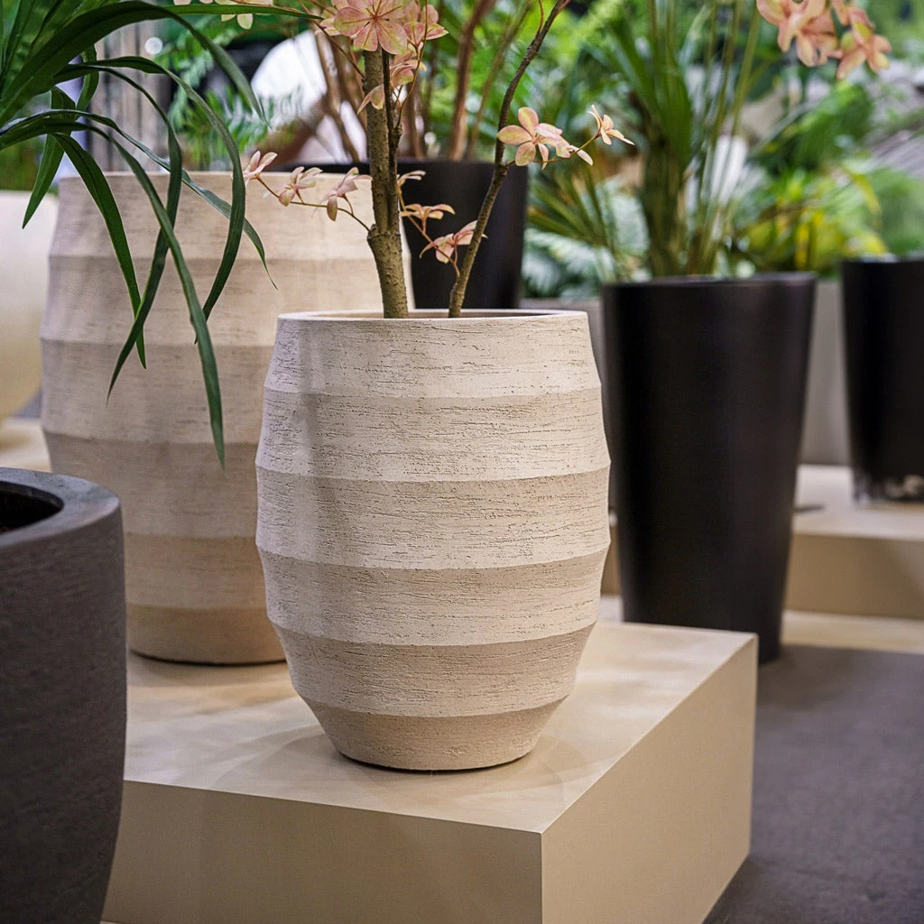 Bordo Tall Balloon Planter - Sand 2 Bordo Tall Balloon Planter - Sand - Image 2