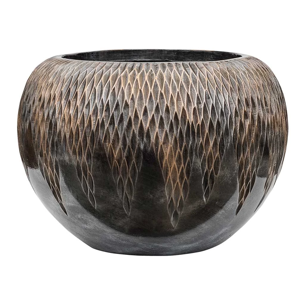 Luxe Lite Comet Globe Planter - Bronze 1 Luxe Lite Comet Globe Planter - Bronze