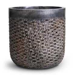 Luxe Lite Layer Cylinder Planter - Bronze -Plant Supplies Sale Luxe Lite Layer Cylinder Planter Bronze 33x31cm