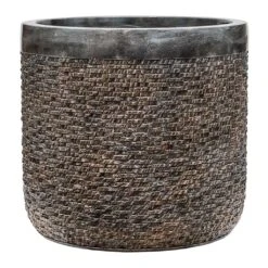 Luxe Lite Layer Cylinder Planter - Bronze -Plant Supplies Sale Luxe Lite Layer Cylinder Planter Bronze Large