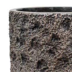 Luxe Lite Moon Cylinder Planter - Bronze 11 Luxe Lite Moon Cylinder Planter - Bronze -Plant Supplies Sale Luxe Lite Moon Cylinder Planter Bronze Close Up