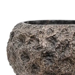 Luxe Lite Moon Globe Planter - Bronze -Plant Supplies Sale Luxe Lite Moon Globe Planter Bronze Close Up