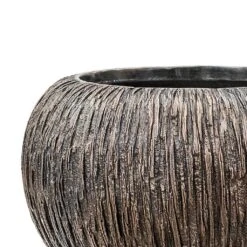 Luxe Lite Waterfall Globe Planter - Bronze -Plant Supplies Sale Luxe Lite Waterfall Globe Planter Bronze Close Up