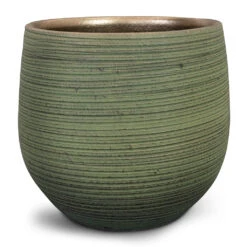 Lydia Plant Pot - Shiny Green -Plant Supplies Sale Lydia Plant Pot Shiny Green 22x20cm
