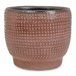 Lykke Plant Pot - Chestnut Blush -Plant Supplies Sale Lykke Plant Pot Chestnut 15x13cm