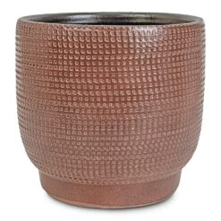 Lykke Plant Pot - Chestnut Blush -Plant Supplies Sale Lykke Plant Pot Chestnut 21x20cm