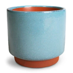 Malibu Plant Pot - Blue -Plant Supplies Sale Malibu Plant Pot Blue 14x13cm d9abc6bb fd9e 4ad9 8868 1023d2d2d4d8