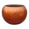 Metallic Globe Plant Pot - Matt Copper