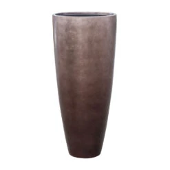 Metallic Partner Planter - Matt Coffee -Plant Supplies Sale Metallic Partner Planter Matt Coffee 40x90cm