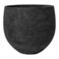 Mini Orb Kevan Plant Pot - Black Washed -Plant Supplies Sale Mini Orb Kevan Plant Pot Black Washed Large