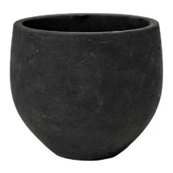 Mini Orb Kevan Plant Pot - Black Washed -Plant Supplies Sale Mini Orb Kevan Plant Pot Black Washed Small