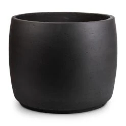 Mini Valerie Plant Pot - Black Washed -Plant Supplies Sale Mini Valerie Plant Pot Black Washed 36x28 1