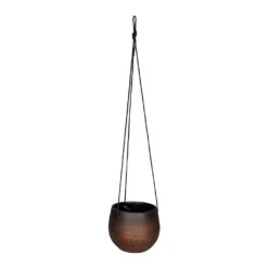 Mya Hanging Planter - Shiny Mocha -Plant Supplies Sale Mya Hanging Planter Shiny Mocha