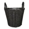 Nanna Wikr Plant Basket - Dark Brown