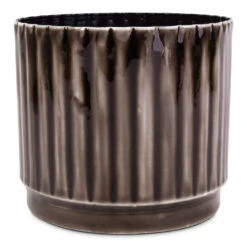 Nella Plant Pot - Coffee 12 Nella Plant Pot - Coffee -Plant Supplies Sale Nella Plant Pot Coffee 14x12cm