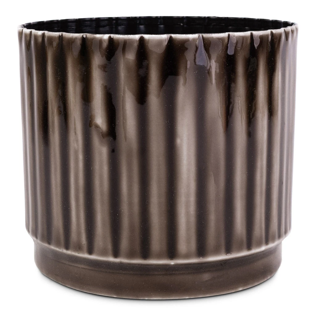 Nella Plant Pot - Coffee 4 Nella Plant Pot - Coffee - Image 4