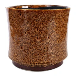 Nolan Plant Pot - Caramel -Plant Supplies Sale Nolan Plant Pot Caramel 23x21cm