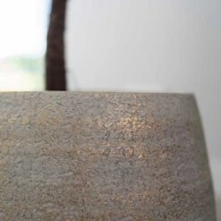 Noor Plant Pot - Metallic Grey 28 Noor Plant Pot - Metallic Grey -Plant Supplies Sale Noor Plant Pot Metallic Grey 5