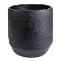 Norell Plant Pot - Black -Plant Supplies Sale Norell Plant Pot Black 21x20cm