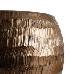 Opus Hammered Globe Planter - Gold -Plant Supplies Sale Opus Hammered Globe Planter Gold SWATCH 2