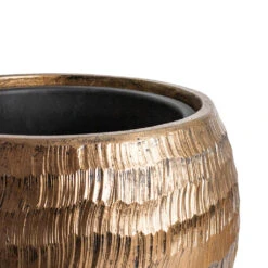 Opus Hammered Globe Planter - Gold -Plant Supplies Sale Opus Hammered Globe Planter Gold SWATCH 4