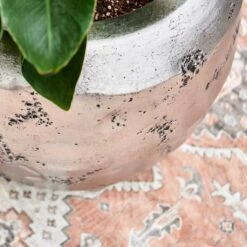 Opus Raw Couple Planter - Silver -Plant Supplies Sale Opus Raw Hit Silver 2