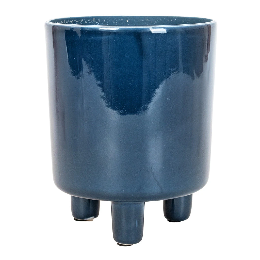 Pisa Plant Pot - Navy 1 Pisa Plant Pot - Navy
