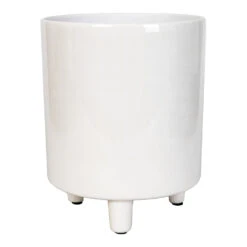 Pisa Plant Pot - White -Plant Supplies Sale Pisa Plant Pot White 20x24cm