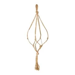 Plant Pot Knotted Macrame Hanging Rope - Jute - 200cm