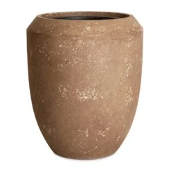 Polystone Coated Plain Coppa Planter - Rock -Plant Supplies Sale Polystone Coated Plain Coppa Planter Rock 45x55cm