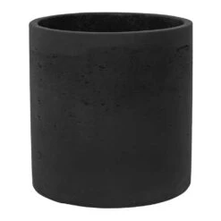 Puk Plant Pot - Black Washed -Plant Supplies Sale Puk Plant Pot Black Washed 15x15cm