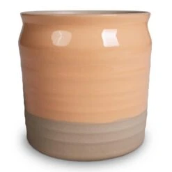 Puro Ripple Plant Pot - Peach