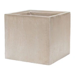 Raindrop Cube Planter - Stone