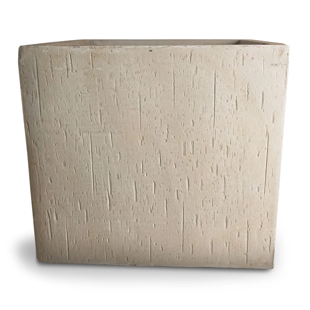 Raindrop Cube Planter - Stone 6 Raindrop Cube Planter - Stone - Image 6