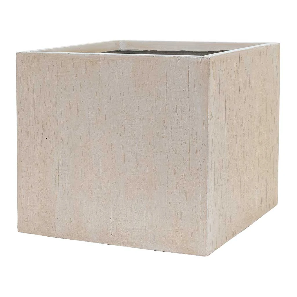 Raindrop Cube Planter - Stone 8 Raindrop Cube Planter - Stone - Image 8