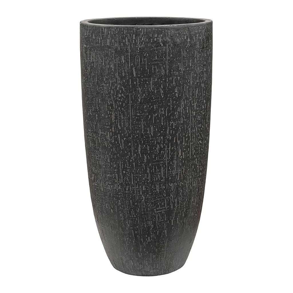 Raindrop Tall Vase Planter - Anthracite 1 Raindrop Tall Vase Planter - Anthracite