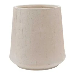 Raindrop Tube High Round Planter - Stone -Plant Supplies Sale Raindrop Tube High Round Planter Stone 55cm