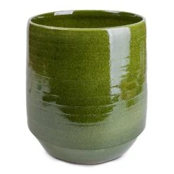 Remi Plant Pot - Green -Plant Supplies Sale Remi Plant Pot Green 23x25cm