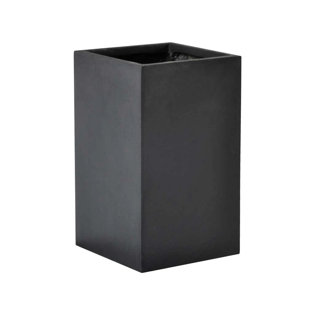 Solid Square Planter - Dark Grey 1 Solid Square Planter - Dark Grey