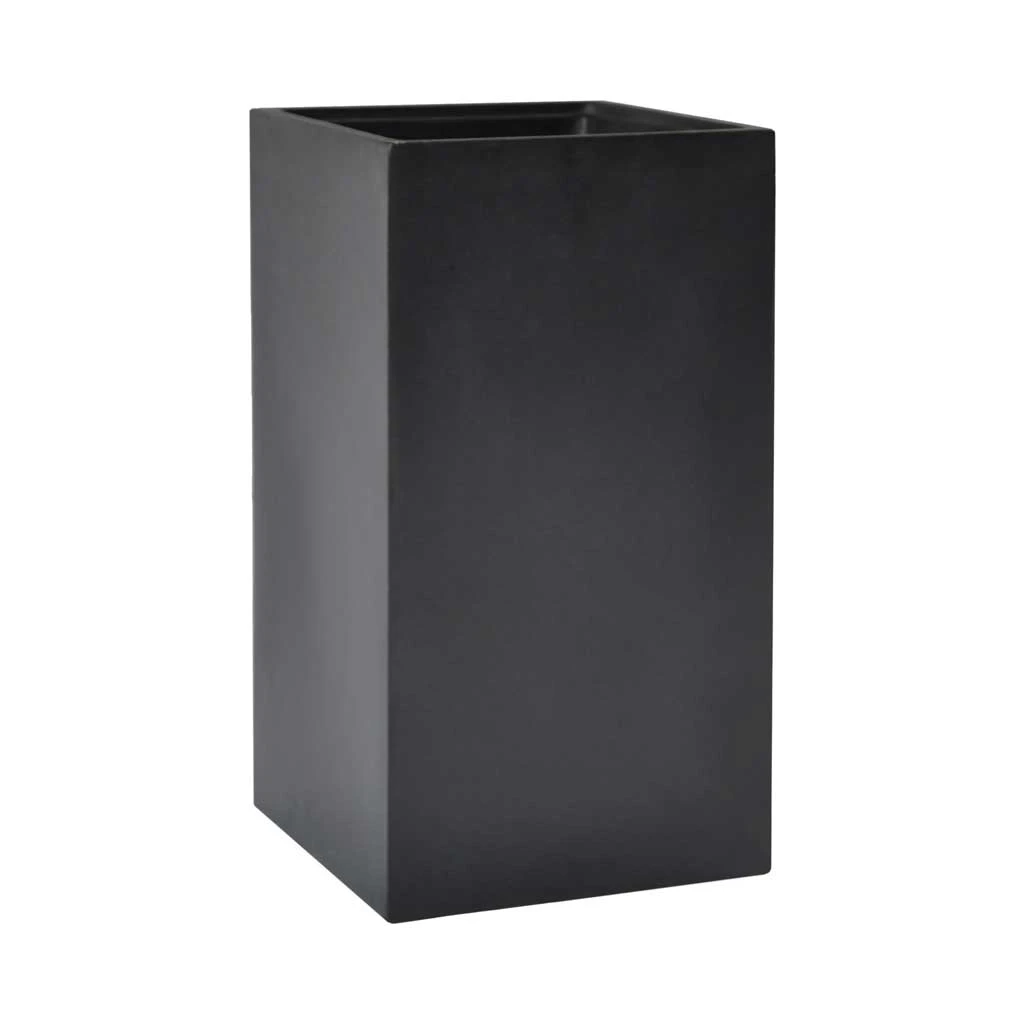 Solid Square Planter - Dark Grey 2 Solid Square Planter - Dark Grey - Image 2