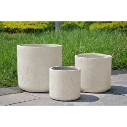 Raindrop Round Planter - Stone 14 Raindrop Round Planter - Stone -Plant Supplies Sale Stone Planters Round LS1