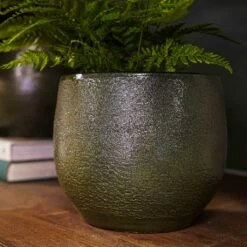 Zembla Plant Pot - Green -Plant Supplies Sale Zembla Plant Pot Collection Fern