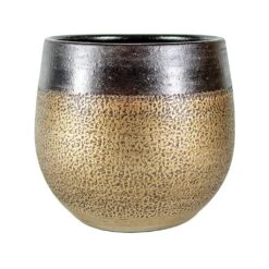 Mya Plant Pot - Deep Champagne -Plant Supplies Sale mya deep champagne plant pot 18cm